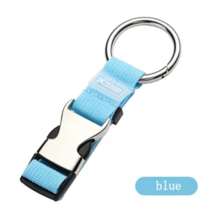 Portable Suitcase Belts with Buckle Blue