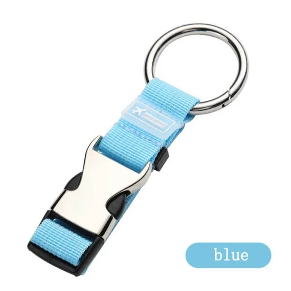 Portable Suitcase Belts with Buckle Blue