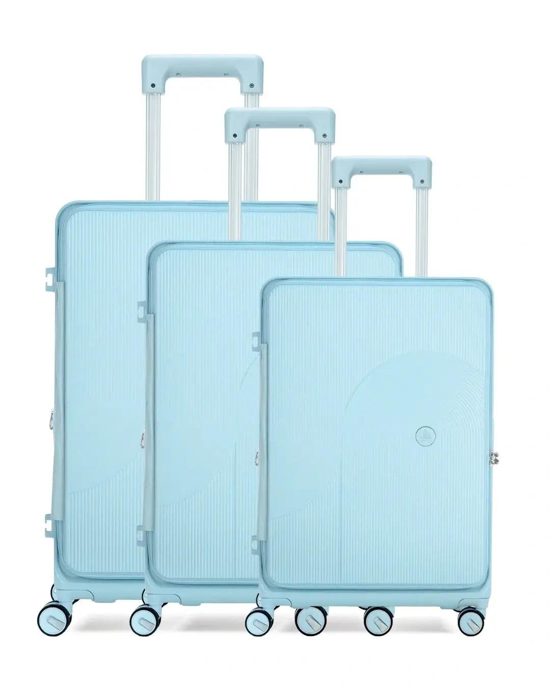 EVE2 Blue 3-Piece Hardside Luggage Set